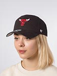 Бейсболка 47 BRAND арт. K-AC03CTP-BK Chicago Bulls NBA (черный)